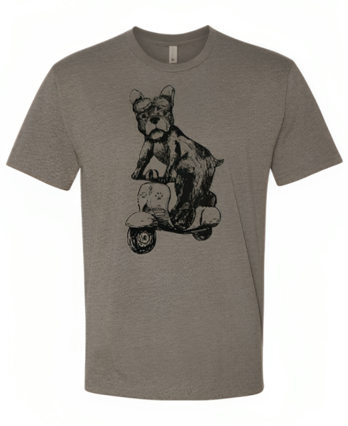 FRENCHIE SCOOTER TEE